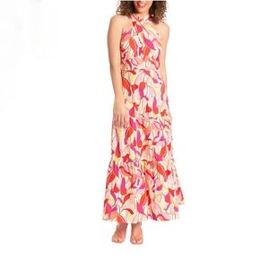 London Times Tiered Maxi Dress